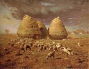 Jean Francois Millet Spring,haymow china oil painting artist